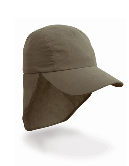 Result Headwear Legionnaires Cap in Olive Mash
