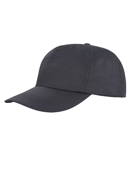 Result Headwear Houston 5-Panel Cap in Black