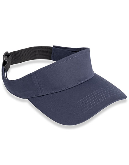 Result Headwear Recycled Sport Visor in Navy