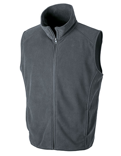 Result Core Micro Fleece Gilet in Charcoal