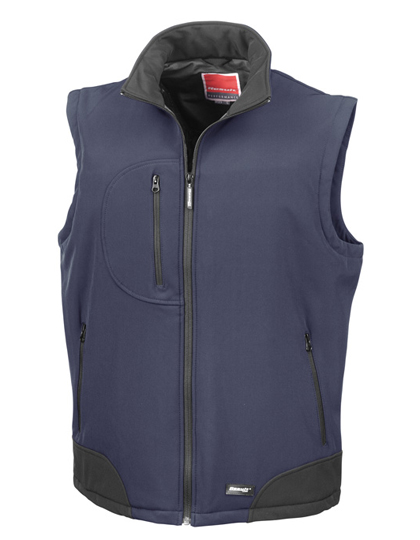 Result Soft Shell Bodywarmer in Navy
