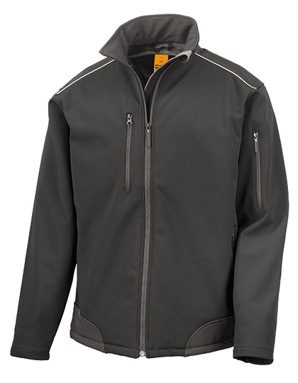 Result Workguard Ripstop Soft Shell Workwear Jacket With Cordura Panels