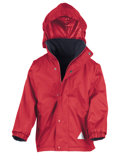 Result Recycled Junior Stormdri 6000 Recycled Coat in Red
