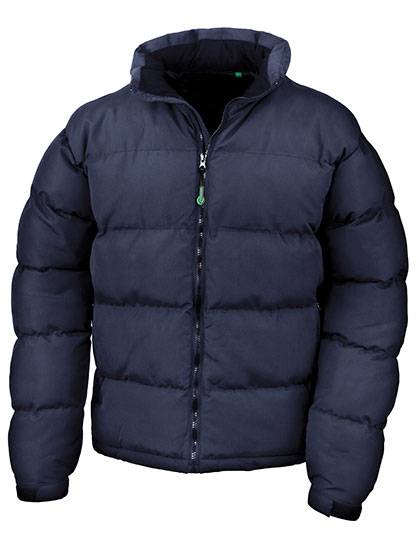 Result Recycled Men's Recycled Holkham Down Feel Jacket in Navy