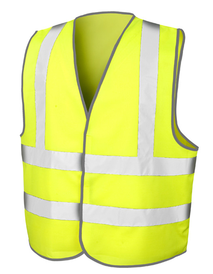 Result SafeGuard High Vis Motorway Vest in Fluorescent Yellow
