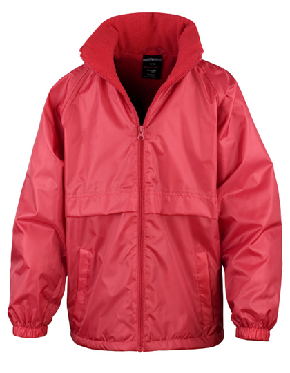 Result Core Youth Microfleece Lined Jacket in Red
