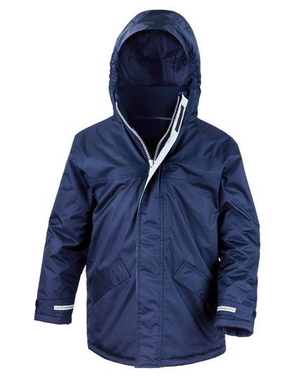 Result Core Junior Channel Parka in Navy