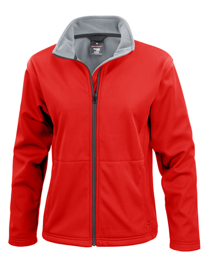 Result Core Women's Softshell Jacket in Red