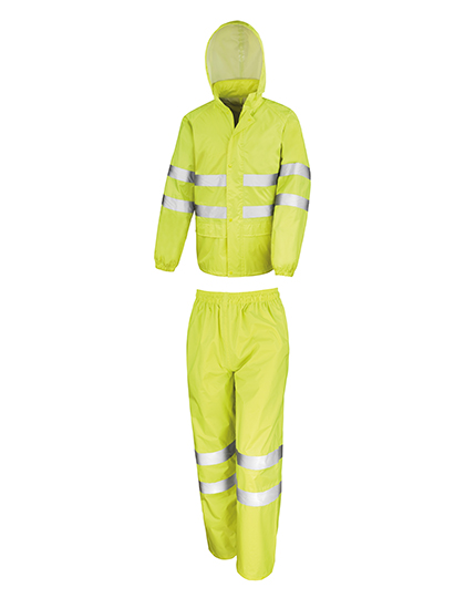 Result SafeGuard High Vis Waterproof Suit