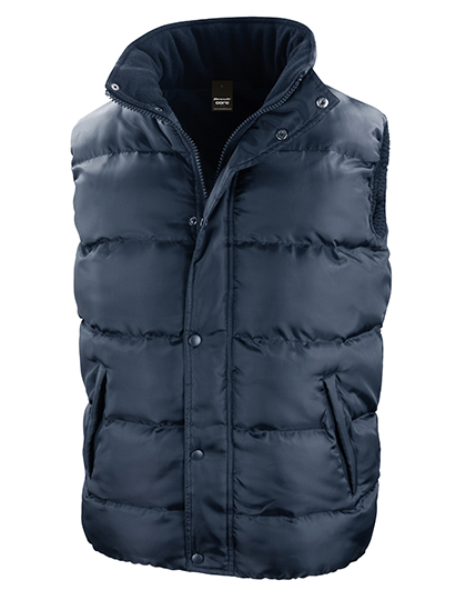 Result Core Nova Lux Hooded Gilet in Navy