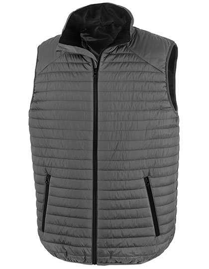 Result Recycled Recycled Thermoquilt Gilet in Grey