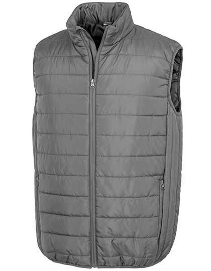 Result Recycled Promo Padded Bodywarmer in Grey