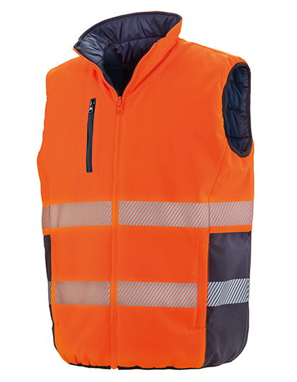 Result SafeGuard Reversible Soft Padded Safety Gilet