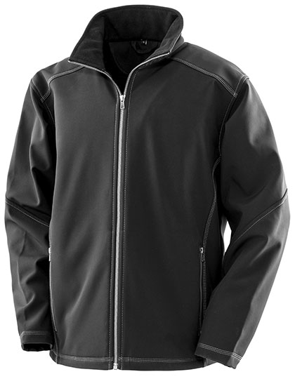 Men's Treble Stitch Softshell Jacket — besticken oder bedrucken lassen