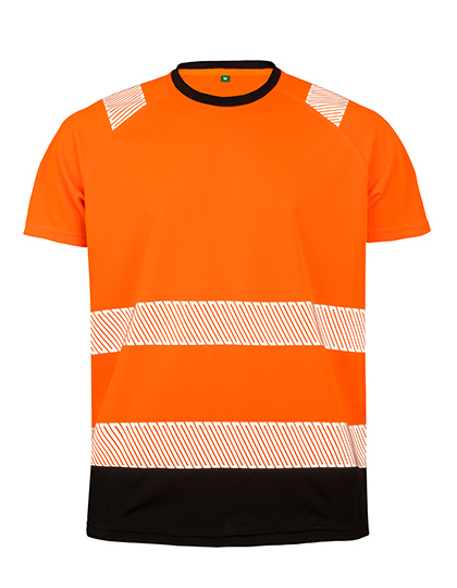 Recycled Safety T-Shirt — besticken oder bedrucken lassen