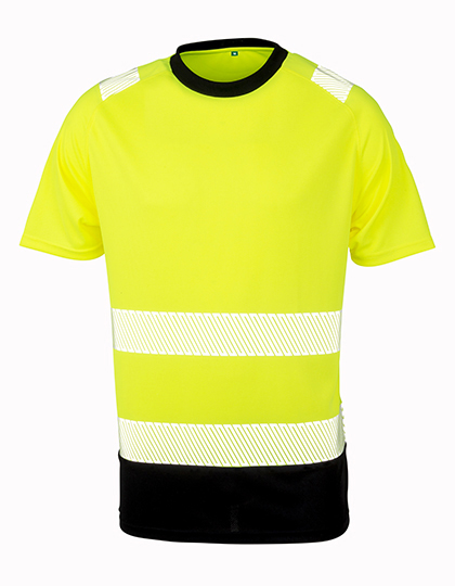 Result Recycled Recycled Safety T-Shirt in Fluorescent Yellow
