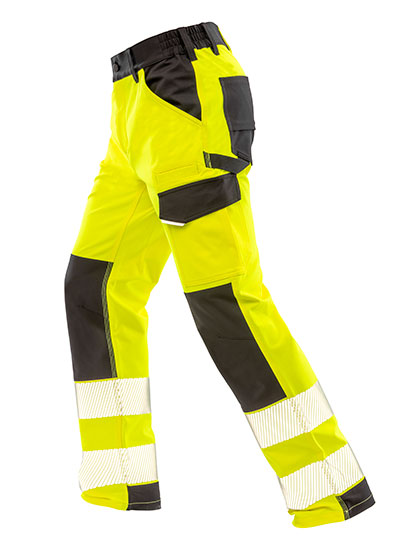 Result Recycled Recycled Dynamic Stretch Safety Trouser in Fluorescent Yellow