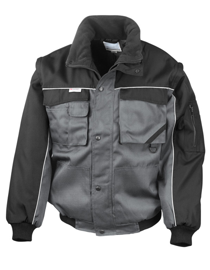 Result Workguard Zip Sleeve Heavy Duty Jacket