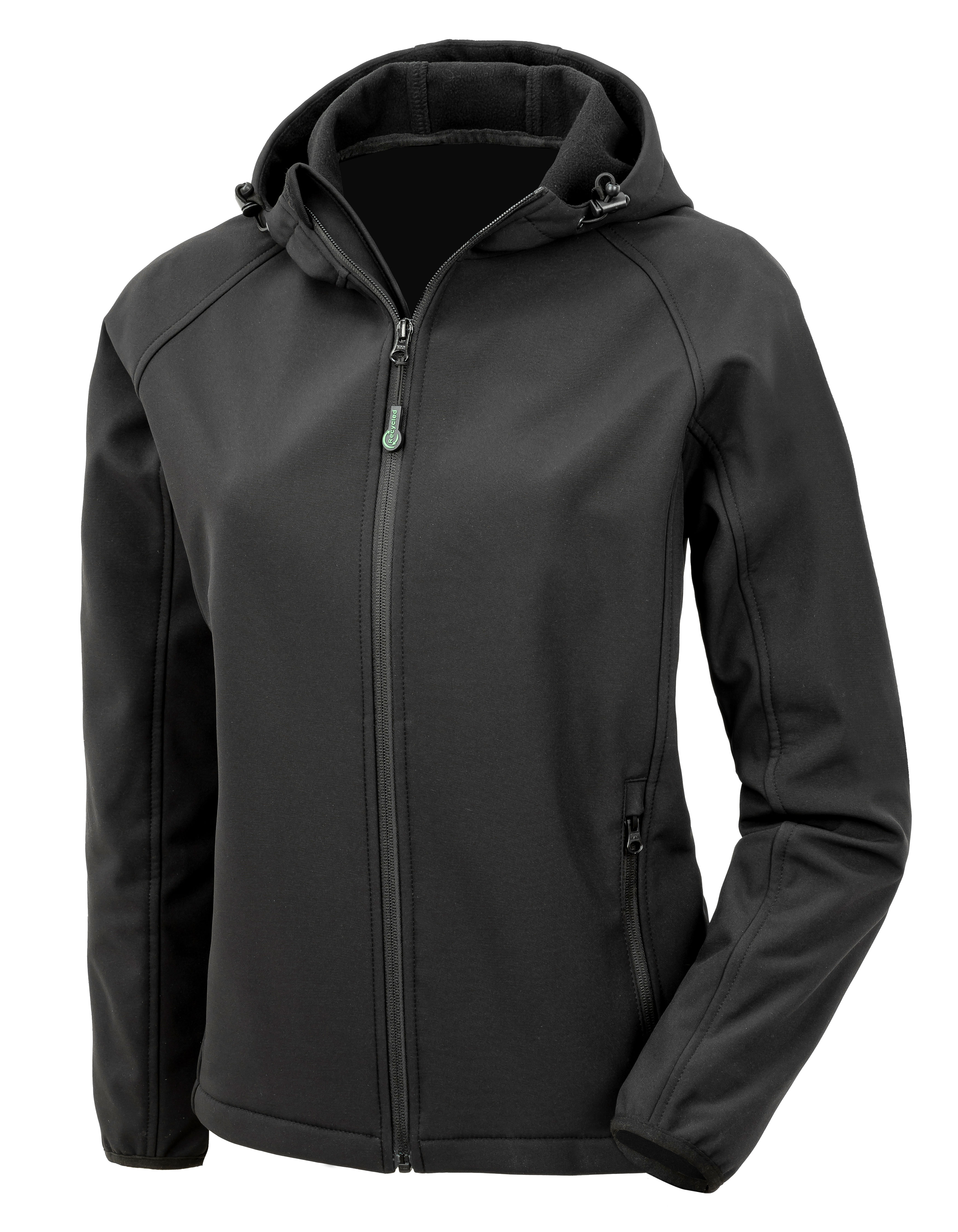 Result Recycled Women's Recycled 3-Layer Printable Hooded Softshell Jacket