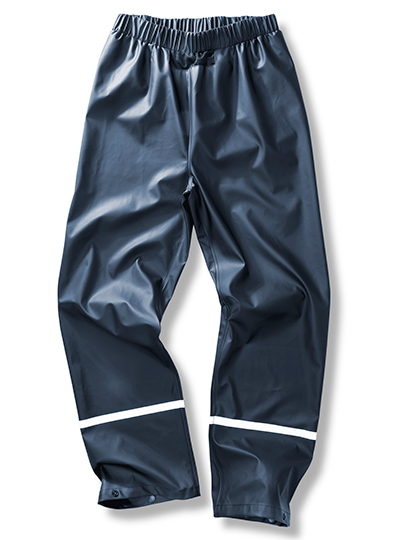 Result Recycled Prism PU Waterproof Trouser with Reflective Bands & Recycled Backing