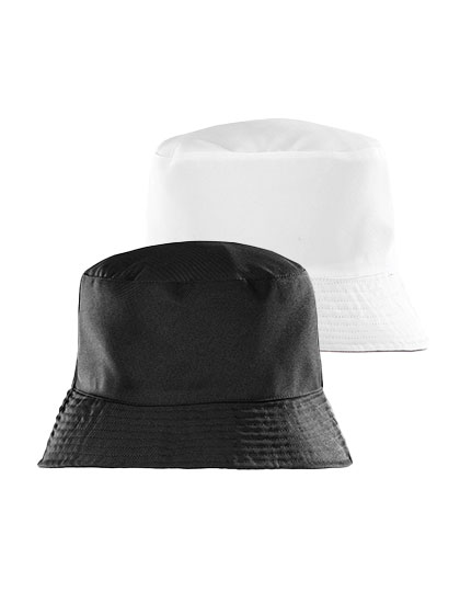 Result Recycled Recycled Reversible Bucket Hat in Black
