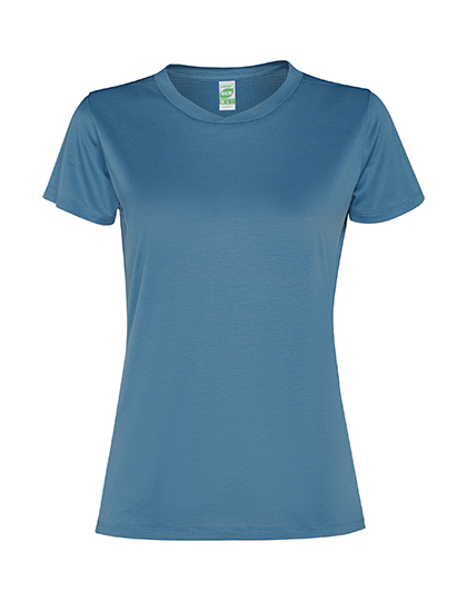 Roly Sport Women's Slam T-Shirt in Storm Blue 170