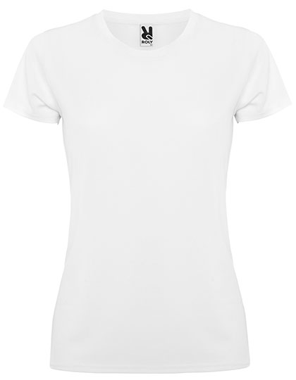 Roly Sport Women's Montecarlo T-Shirt in White 01