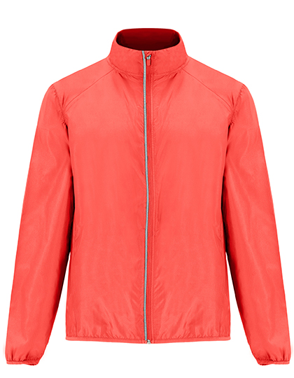 Roly Men's Glasgow Windjacket in Fluor Coral 234