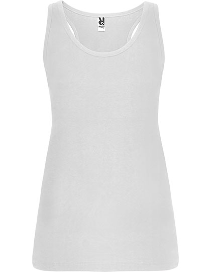 Roly Women's Brenda Tank Top in White 01