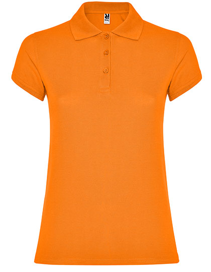 Roly Women's Star Poloshirt in Orange 31