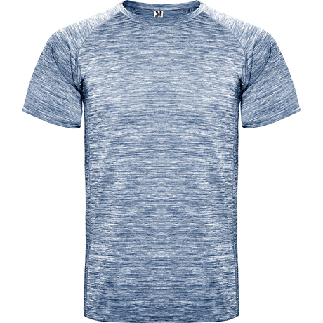 Roly Sport Men's Austin T-Shirt in Heather Navy Blue 247