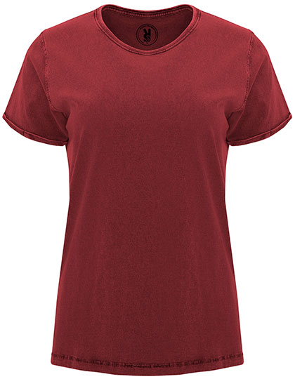 Roly Women's Husky T-Shirt in Garnet Red 57