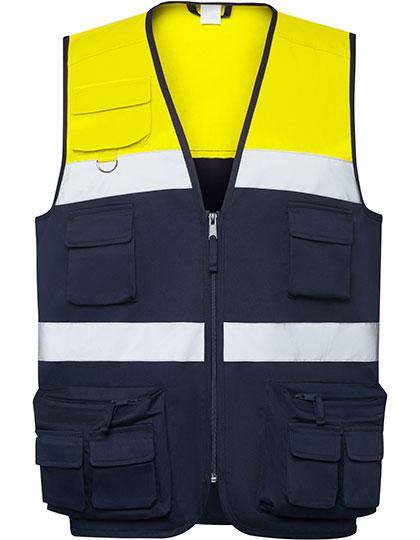 Roly Workwear High visibility Multi-Pocket Vest Beta