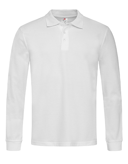 Stedman® Classic Polo Long Sleeve in White