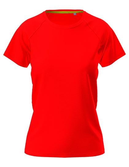 Stedman® Mesh Raglan Women in Scarlet Red