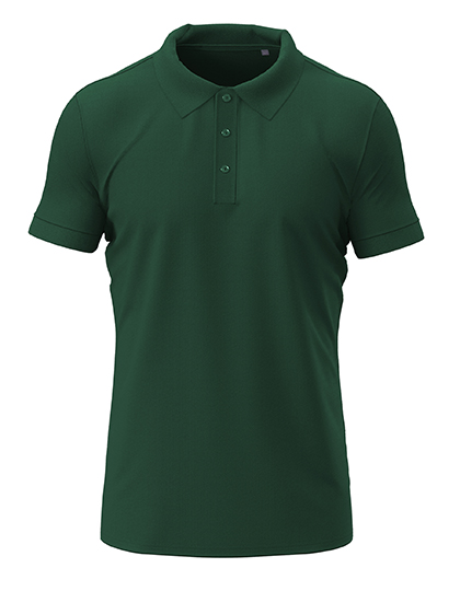 Stedman® Stretch Polo in Bottle Green
