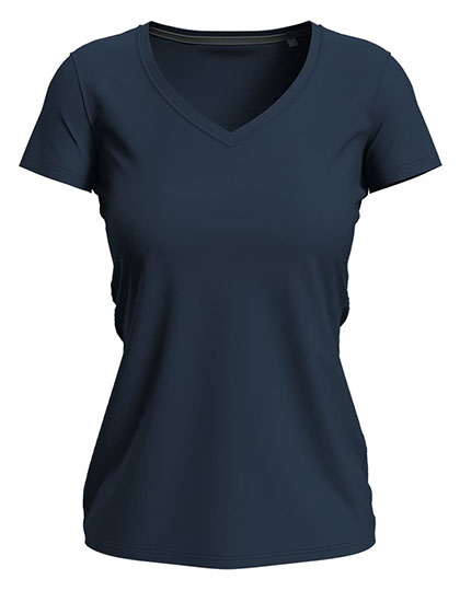 Stedman® Stretch-T V-Neck Women in Blue Midnight