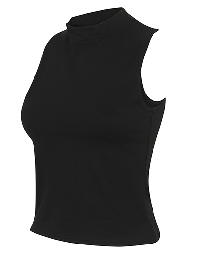 SF Clothing Women's High Neck Crop Vest