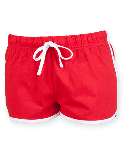 SF Clothing Women's Retro Shorts in Red