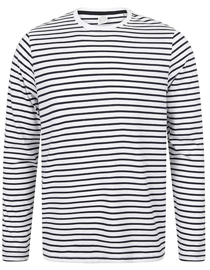 Unisex Long Sleeved Striped T — besticken oder bedrucken lassen