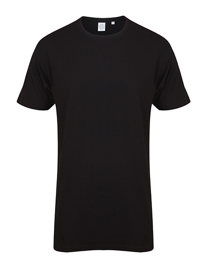 SF Clothing Men's Longline T-Shirt With Dipped Hem