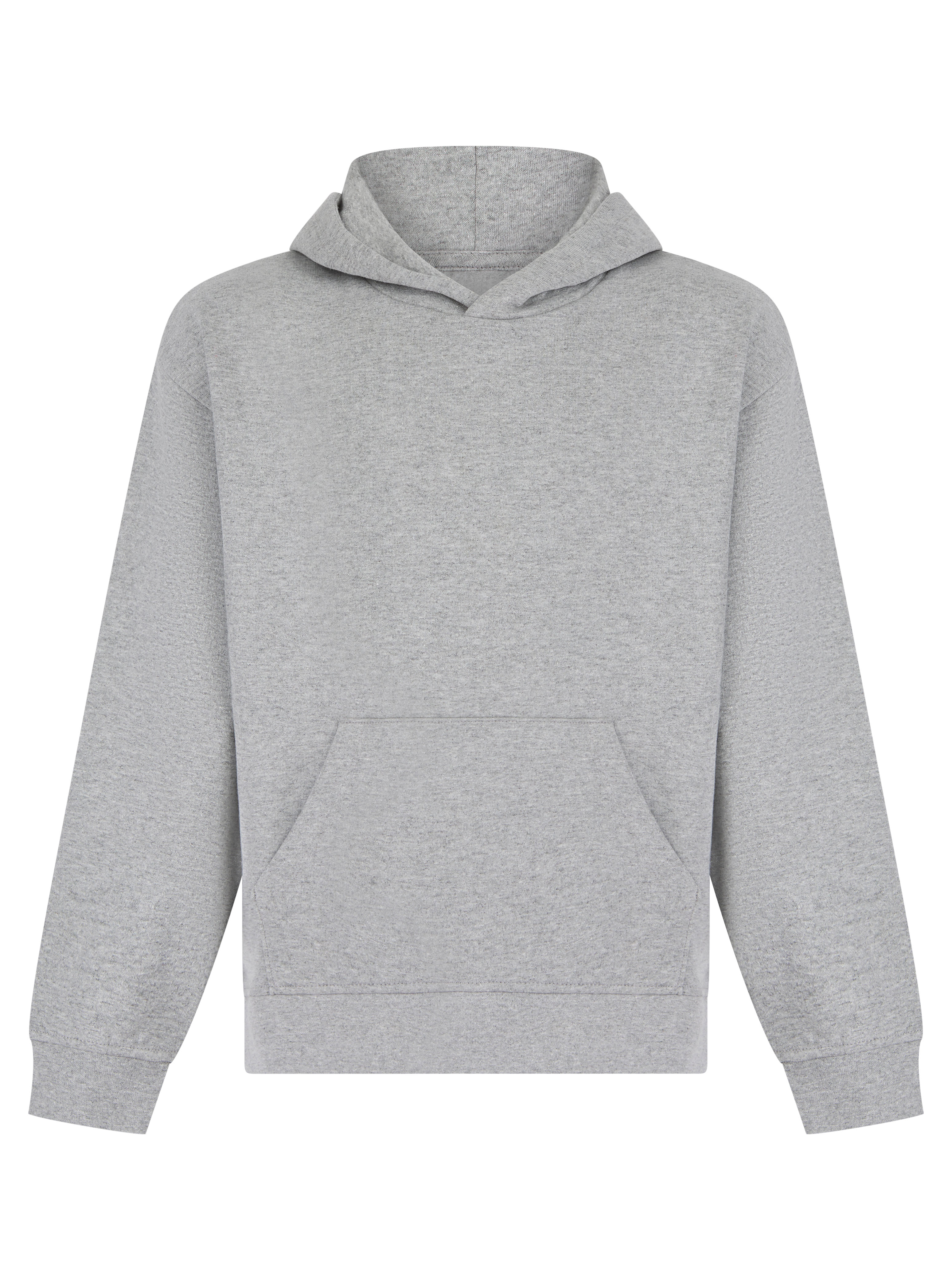 SF Clothing Kids' Sustainable Fashion Hoody in Heather Grey