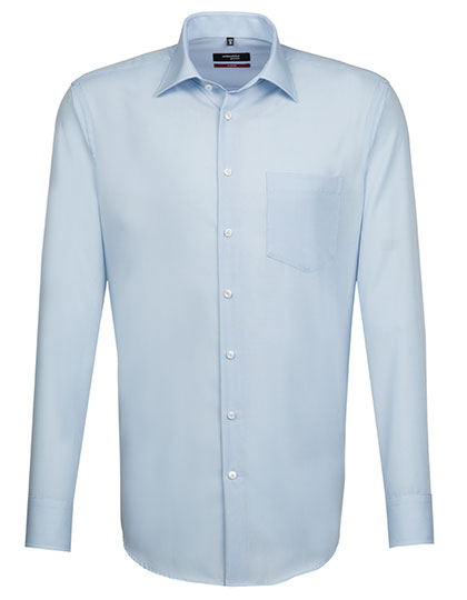 Seidensticker Men's Shirt Regular Fit Long Sleeve in Light Blue