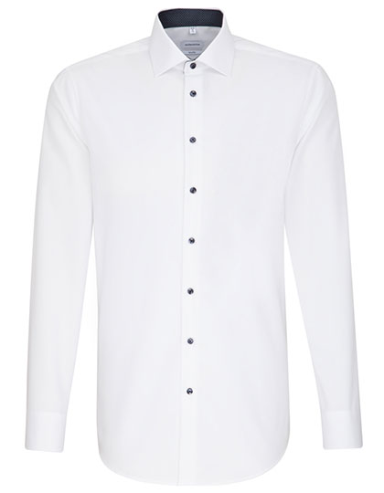 Seidensticker Men's Shirt Poplin Shaped Fit Long Sleeve