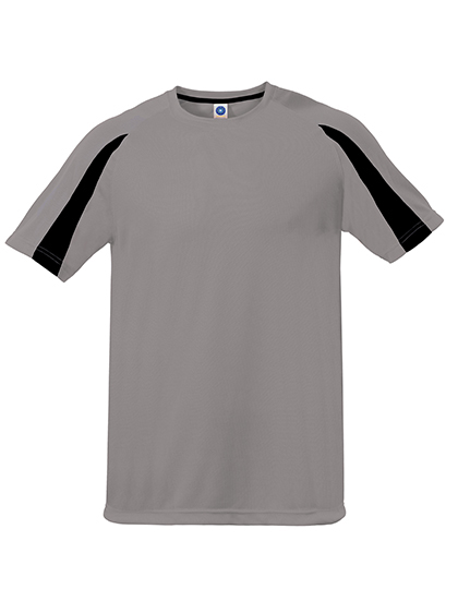 Starworld Unisex Contrast Sports T-Shirt in Sports Grey (Melange)