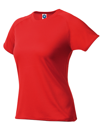 Starworld Ladies' Sport T-Shirt in Red