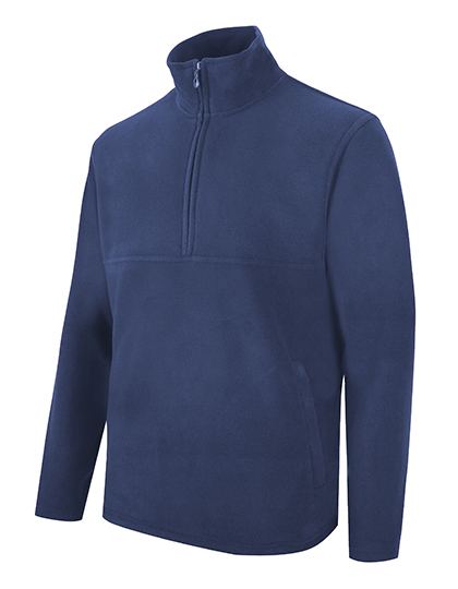 Starworld Zip Neck Fleece in Navy Blue