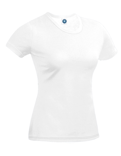 Starworld Ladies' Organic Cotton T-Shirt in White