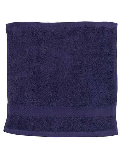 Towel City Luxury Face Cloth in Navy