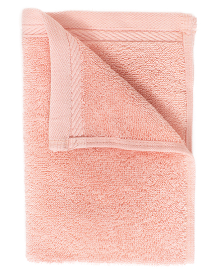 The One Towelling® Organic Guest Towel in Salmon